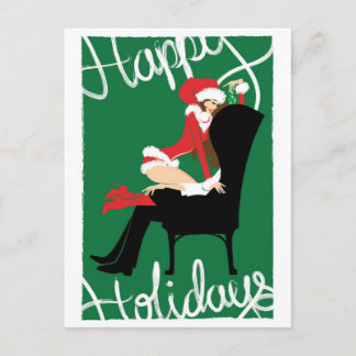 Mistelzweigpostkarte Feiertagspostkarte