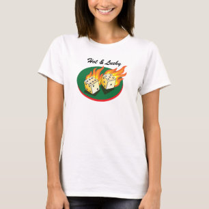 Misten und Gambling_Flaming Dice_Hot u. T-Shirt