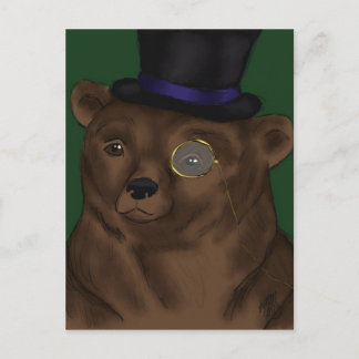 Mister Bear Postcard Postkarte