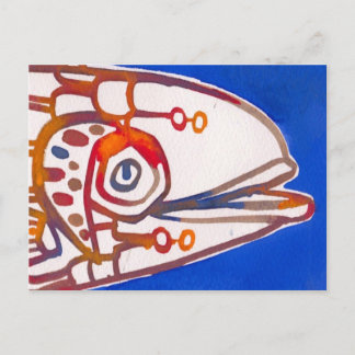 Mister Blue Fish Postcard Postkarte