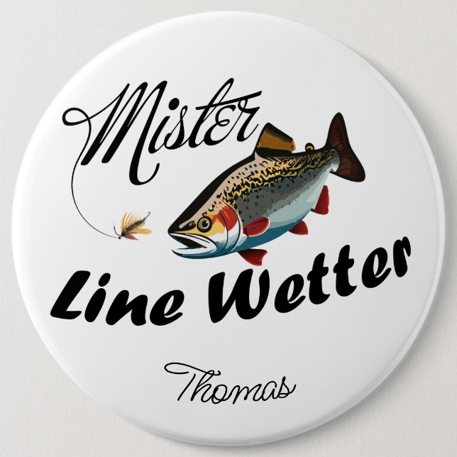 Mister Castaway Rainbow Trout Button (Vorderseite)