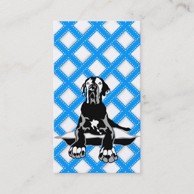 Mister Great Dane Visitenkarte (Vorderseite)