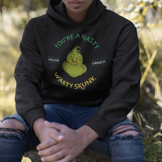 Mister Grinch | Du bist ein Ekliger Wasty Skunk Hoodie (Von Creator hochgeladen)