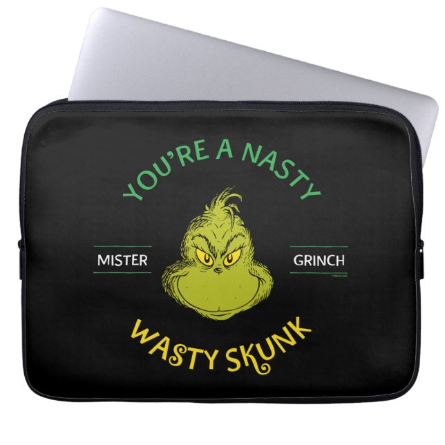 Mister Grinch | Du bist ein Ekliger Wasty Skunk Laptopschutzhülle (Vorderseite)