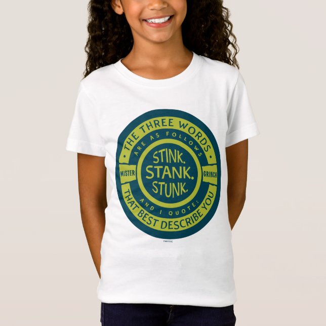 Mister Grinch | Stink Stank Stunk T-Shirt (Vorderseite)