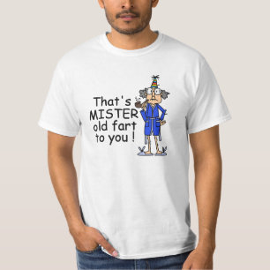 Mister Old Furz Birthday Spaß T-Shirt