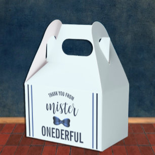 Mister Onederful Bow Krawatte 1. Geburtstag Geschenkschachtel