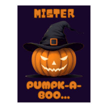 Mister Pumpk-A-Boo Halloween-Kürbis