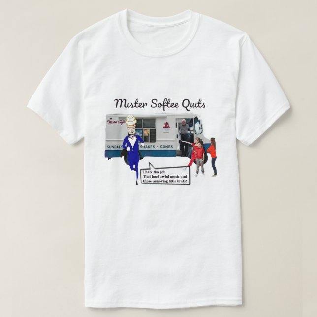 MISTER SOFTEE QUITS T-Shirt (Design vorne)
