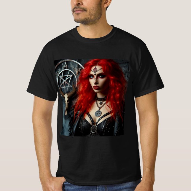 Misterio Místico: La Dama del Pentáculo T-Shirt (Vorderseite)