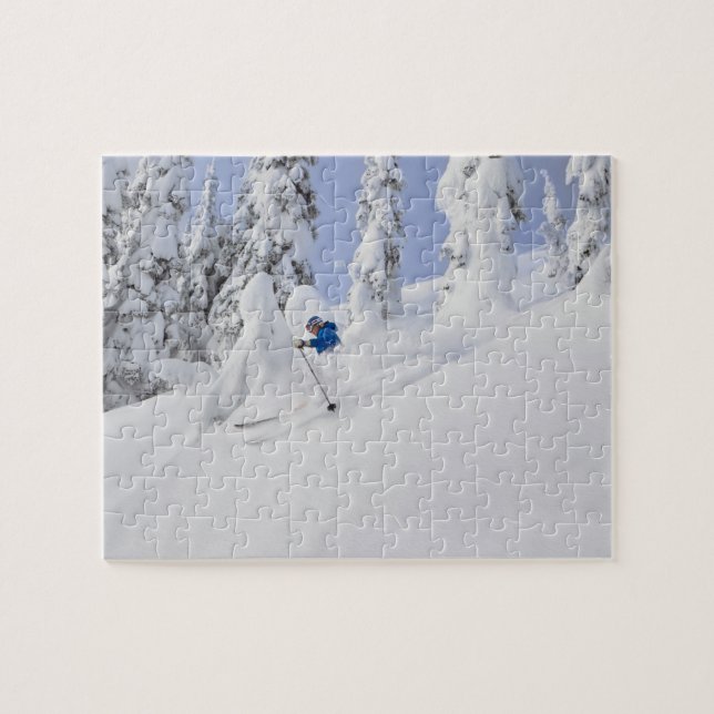 Mistie Fortin Ski Pulver Puzzle (Horizontal)