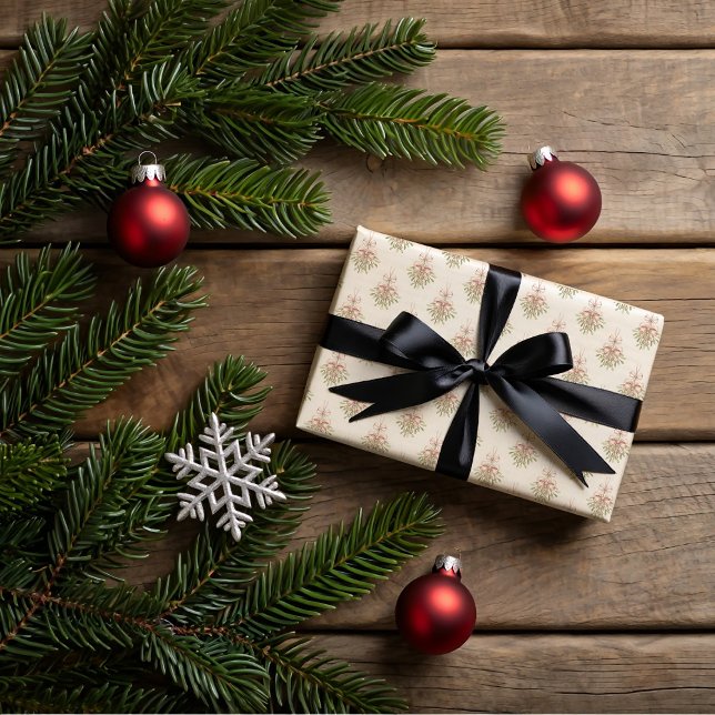 Mistletoe, Christmas cookies  Geschenkpapier Set (Von Creator hochgeladen)