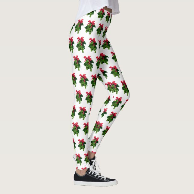 Mistletoe Christmas Leggings (Rechts)