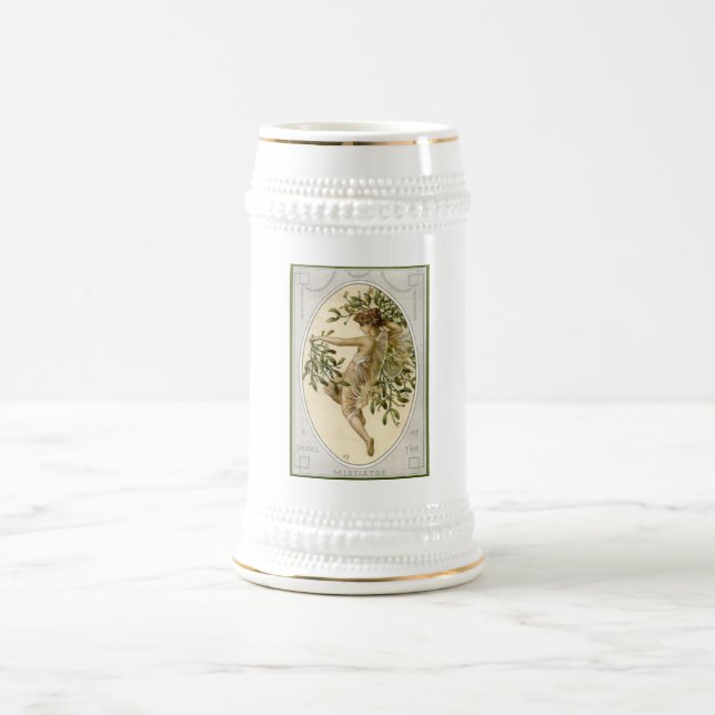 Mistletoe Fairy Tasse über Ihrem Kopf (Mittel)
