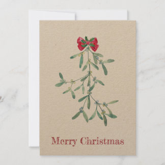 Mistletoe Feiertagskarte