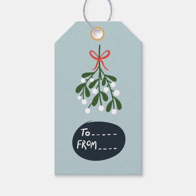 Mistletoe Geschenkanhänger (Vorderseite)