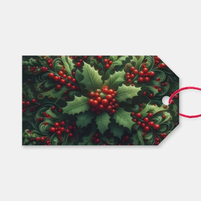Mistletoe Geschenkanhänger (Vorderseite (Horizontal))