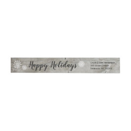 Mistletoe Holiday Address Label