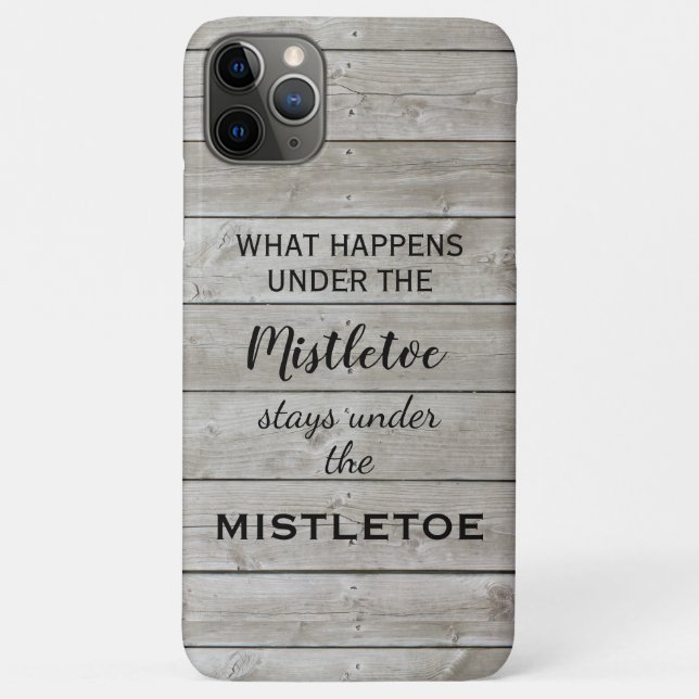 Mistletoe Holiday Case-Mate iPhone Hülle (Rückseite)