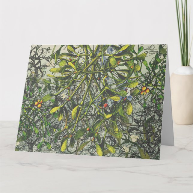 Mistletoe Karte (Vorderseite)