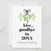 Mistletoe Kiss Goodbye Do-Over Funny Spaß