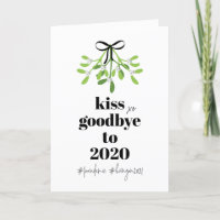 Mistletoe Kiss Goodbye to 2020 Do-Over Funny Spaß