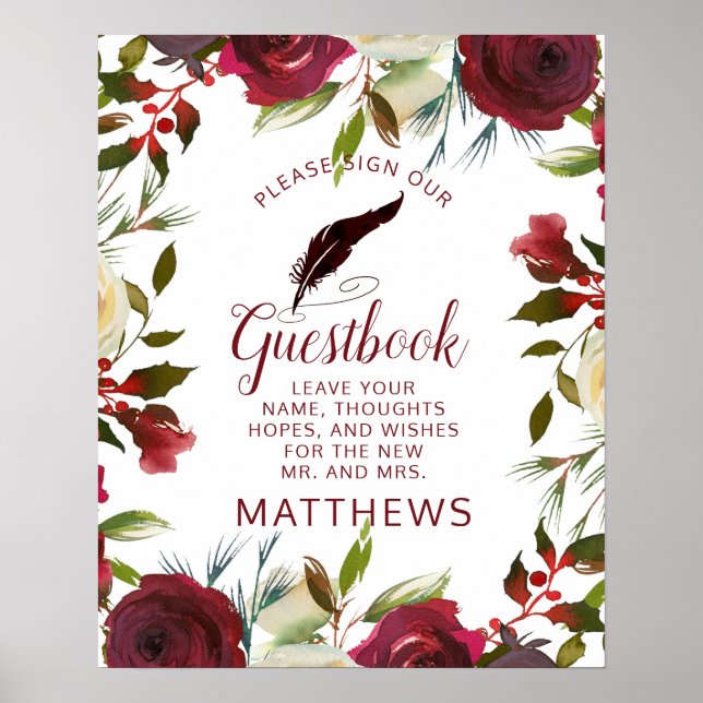 Mistletoe Manor Bitte Unterschreiben Sie unser Gäs Poster (Vorne)