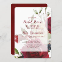 Mistletoe Manor Watercolor Wedding Brautparty