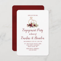 Mistletoe Manor Wedding Rings Engagement Party