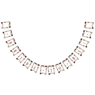 Mistletoe Manor Winter Bridge to Be Brautparty Wimpelkette