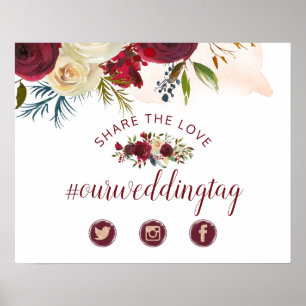 Mistletoe Manor Winter Liebe Hochzeitszeichen teil Poster