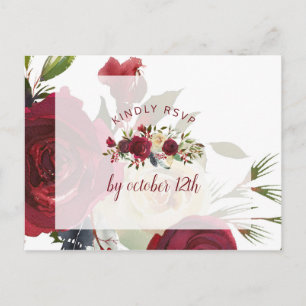 Mistletoe Manor Winter Wedding Meal Choice UAWG Postkarte