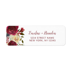 Mistletoe Manor Winterhochzeit Rücksendeadresse