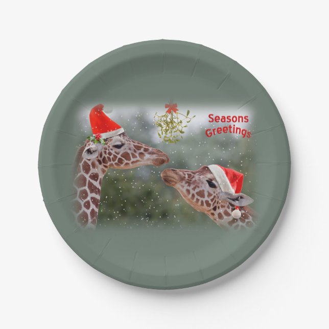 Mistletoe Moments Paper Plate Pappteller (Vorderseite)