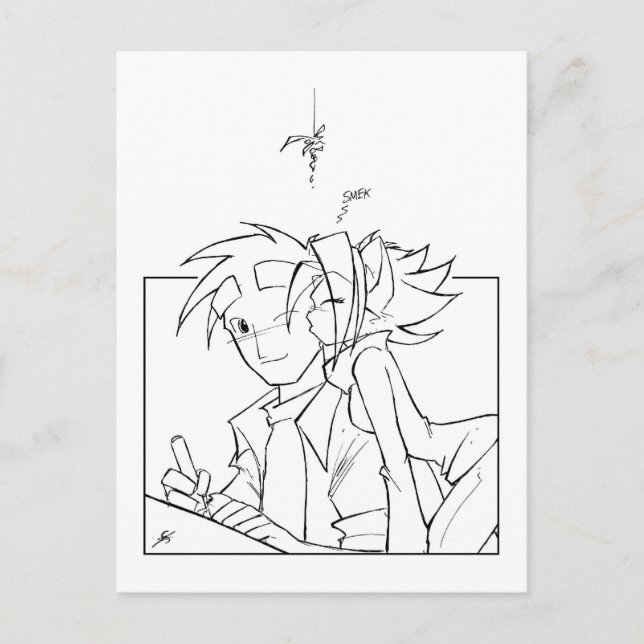 Mistletoe Postkarte (Vorderseite)