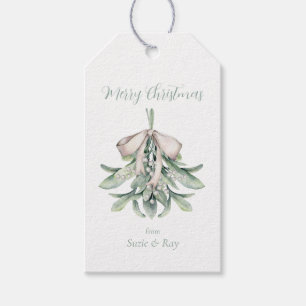 Mistletoe Posy Christmas Geschenkanhänger