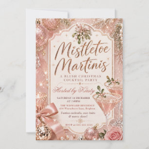 Mistletoe und Martinis Weihnachtsfeier Einladung