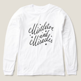 Mistletoe und Wunder Weihnachts-T-Shirt Tri-Blend Shirt