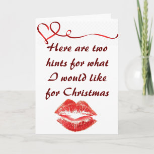 *MISTLETOE* UND *YOU* EINE SCHÖNE ZEIT DES JAHRES FEIERTAGSKARTE