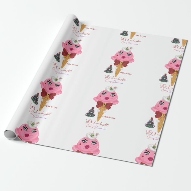 Mistletoe Wrapping paper Geschenkpapier (Ungerollt)