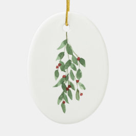 Mistletoine Keramik Weihnachten Ornament