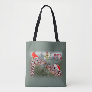Mistletomomente überall auf der Drucktasche