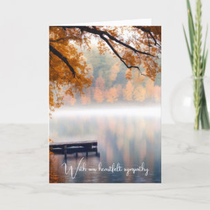 Mistral Herbstsee Beileid Karte