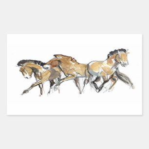 Mistral Three Rechteckiger Aufkleber