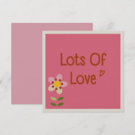 MISTY CHARM - Mother's Day Floral Invitation Card Einladung