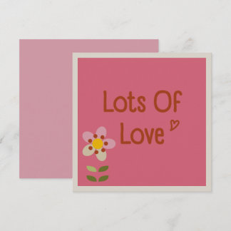 MISTY CHARM - Mother's Day Floral Invitation Card Einladung