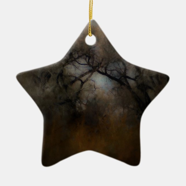 Misty Cottonwoods Keramikornament (Vorne)