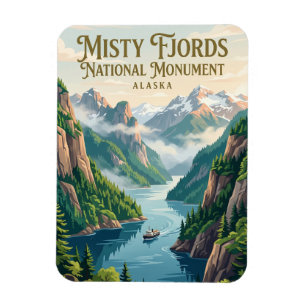 Misty Fjords National Monument Alaska Magnet
