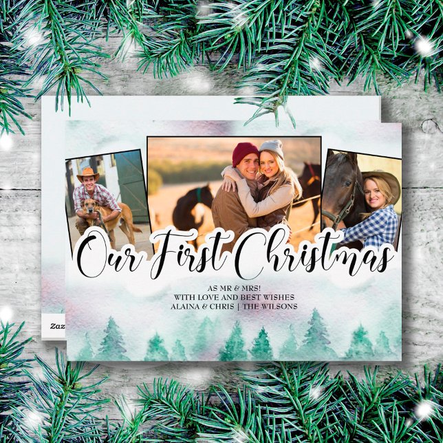 Misty Forest 3 Foto Hand Briefe Erste Weihnachten (Von Creator hochgeladen)