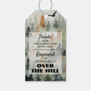 Misty Forest Birthday Party Gunst Hang Tags Geschenkanhänger